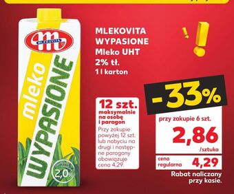 Kaufland Mleko 2% mlekovita wypasione oferta