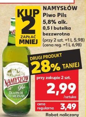 Kaufland Piwo namysłów pils oferta