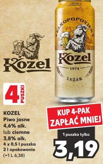 Piwo kozel lezak