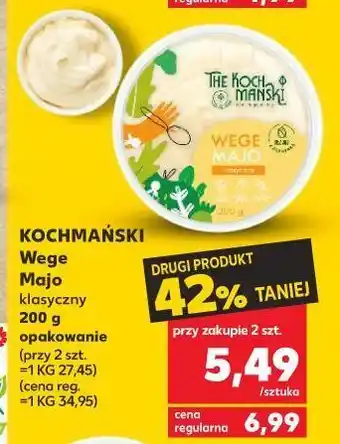 Kaufland Majonez wegański kochmański oferta