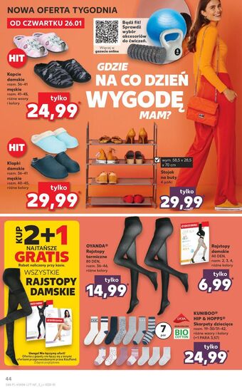 Kaufland Kapcie męskie 41-45 oferta