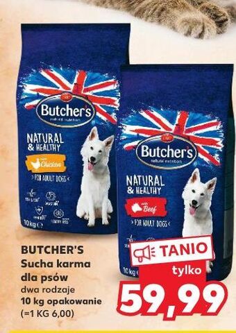 Kaufland Karma dla psa z wołowiną butcher's natural & healthy oferta