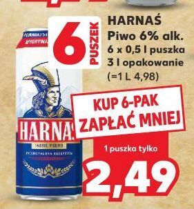 Kaufland Piwo harnaś jasne pełne oferta