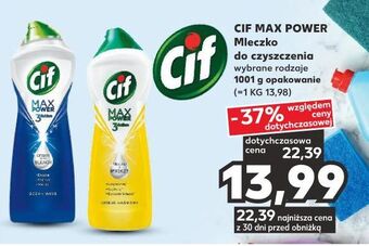 Kaufland Mleczko do czyszczenia ocean wave cif max power 3 action oferta
