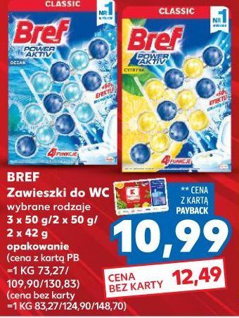Kaufland Kostka do wc 4 function lemon bref power aktiv oferta
