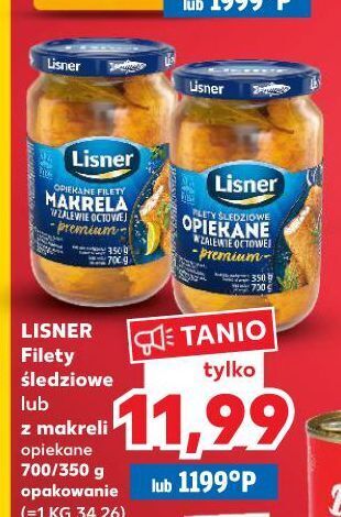 Kaufland Makrela opiekana w zalewie octowej lisner oferta