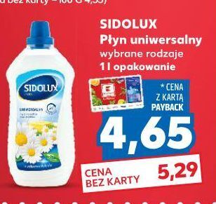 Kaufland Płyn do mycia mydło marsylskie sidolux uniwersalny oferta