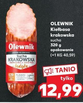 Kaufland Kiełbasa krakowska z indyka olewnik oferta