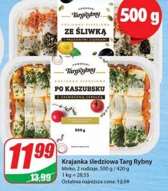 Dino Śledź ze śliwką pomorski targ rybny oferta