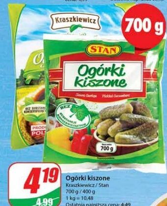 Dino Ogorki kiszone kraszkiewicz oferta