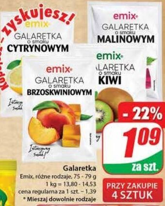 Dino Galaretka cytrynowa emix oferta