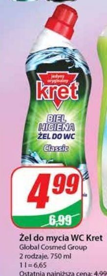Dino Żel do wc classic kret oferta