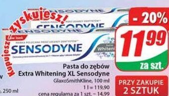 Dino Pasta do zębów sensodyne extra whitening oferta