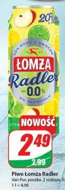 Dino Piwo łomża radler 0.0% cytryna-limonka oferta