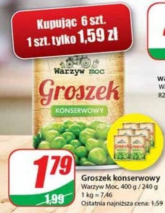 Groszek konserwowy warzyw moc