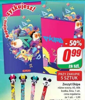 Dino Zeszyt a5/60 k. kratka ekipa herlitz oferta