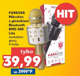 Kaufland Mikrofon bms-300 złoty forever oferta