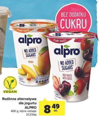 Carrefour Jogurt sojowy mango alpro oferta