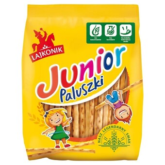 Topaz Lajkonik junior paluszki o smaku waniliowym 180 g oferta
