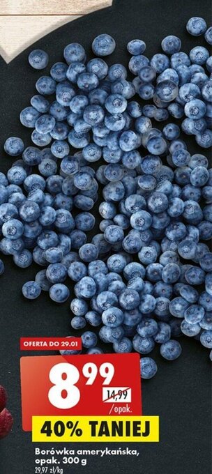 Biedronka Borówka amerykańska, opak. 300g oferta