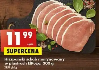 Biedronka ElPozo Hiszpański schab marynowany w plastrach 300g oferta