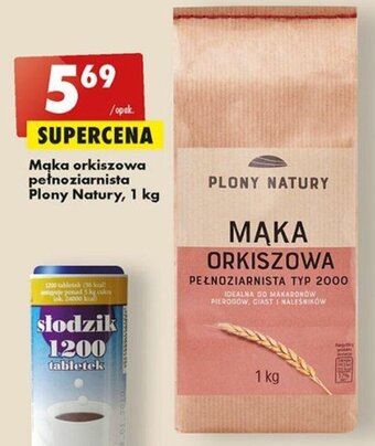 Biedronka Plony Natury Mąka orkiszowa pełnoziarnista 1kg oferta