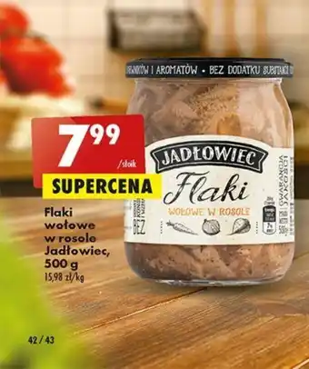 Biedronka Jadłowiec Flaki wołowe w rosole Jadłowiec 500g oferta