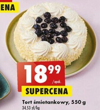 Biedronka Tort śmietankowy, 550g oferta