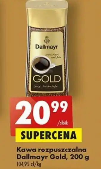 Biedronka Dallmayr Kawa rozpuszczalna Gold 200g oferta