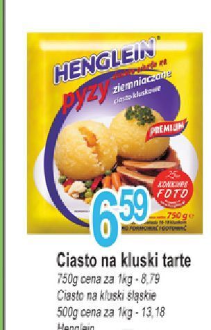 E.Leclerc Ciasto kluskowe pyzy ziemniaczane henglein oferta