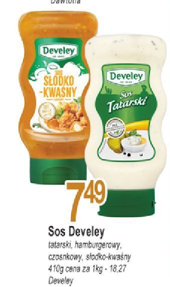 E.Leclerc Sos czosnkowy develey oferta
