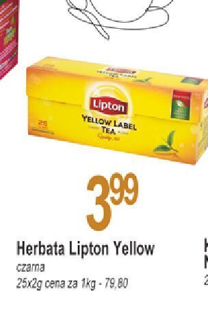 E.Leclerc Herbata lipton yellow label tea oferta