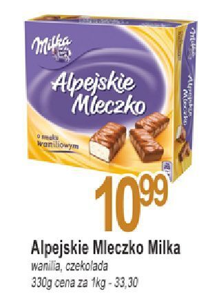 E.Leclerc Czekoladki czekoladowe milka alpejskie mleczko oferta