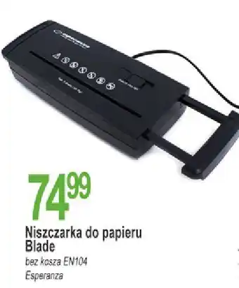 E.Leclerc Niszczarka do papieru en104 esperanza oferta