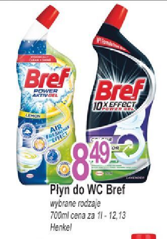 E.Leclerc Żel do wc lemon bref power aktiv gel oferta