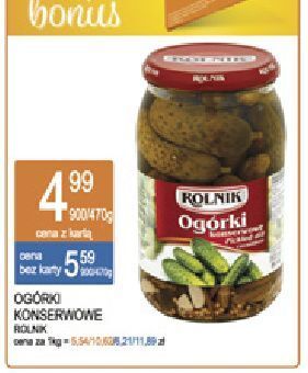 E.Leclerc Ogórki konserwowe rolnik oferta