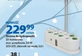 Auchan Zestaw do hydroponiki 10-komorowy 20w oferta