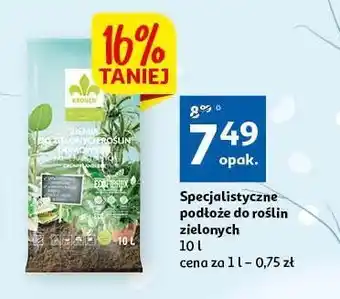 Auchan Ziemia do roślin zielonych i domowych kronen oferta