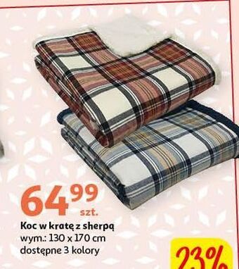 Auchan Koc sherpa 130 x 170 cm oferta
