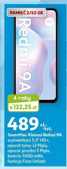 Auchan Smartfon redmi 9a xiaomi oferta