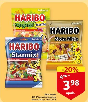 Auchan Żelki haribo złote misie oferta