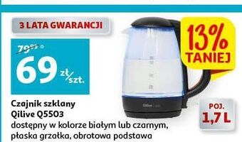 Auchan Czajnik szklany q5503 qilive oferta