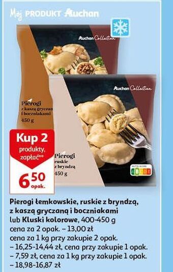 Pierogi ruskie z bryndzą auchan collection