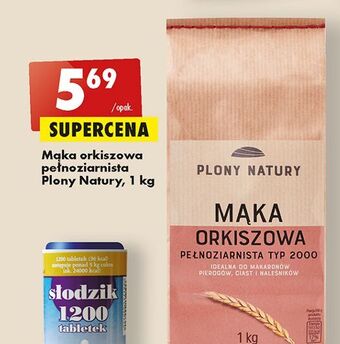 Biedronka Mąka orkiszowa pełnoziarnista tym 2000 plony natury oferta