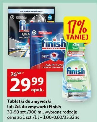 Auchan Tabletki do zmywarek lemon finish quantum oferta