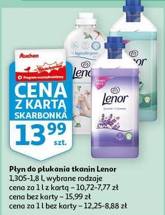 Auchan Płyn do płukania fresh meadow lenor classic oferta