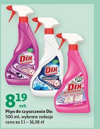 Auchan Mleczko w sprayu do łazienki gold drop dix professional oferta
