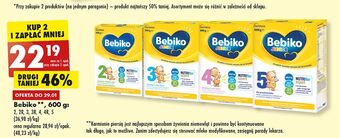 Biedronka Mleko 2 bebiko oferta