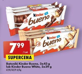 Biedronka Baton kinder bueno oferta