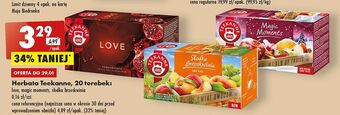 Biedronka Herbata pomegranate teekanne love oferta